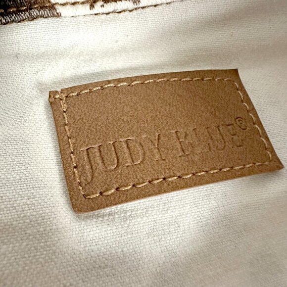 Judy Blue Cow Print Denim Jacket - Picture 9 of 12